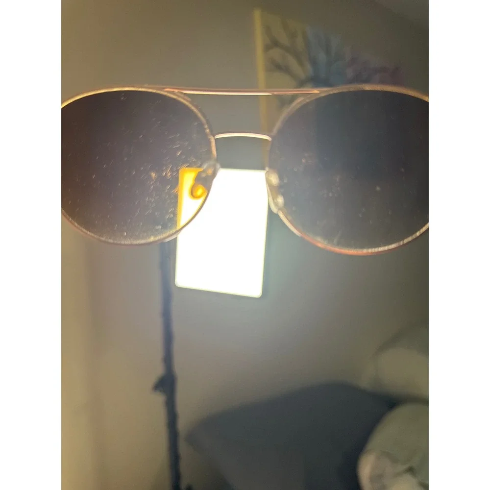 Revlon Sunglasses Women OS Rose Gold Round Aviator NS1017 RVN 53 MCV TST